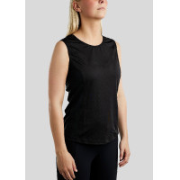 Débardeur mesh Montar MoStella logo contrasté femme