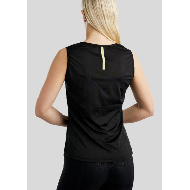 Débardeur mesh Montar MoStella logo contrasté femme Débardeur mesh Montar MoStella logo contrasté femme