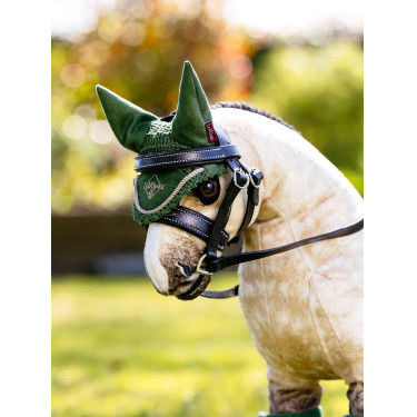 Bonnet anti-mouches pour jouet Mini Poney LeMieux Vert hunter Bonnet anti-mouches pour jouet Mini Poney LeMieux Vert hunter