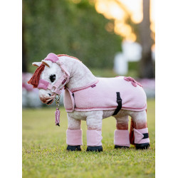 Couverture de concours pour jouet Mini Poney LeMieux Blossom Rose