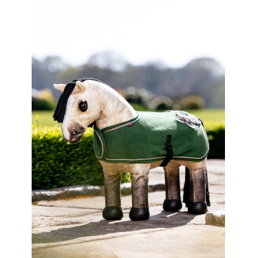 Couverture de concours pour jouet Mini Poney LeMieux Vert hunter