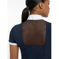 Polo de concours LeMieux Camille manches courtes Marine Bleu marine