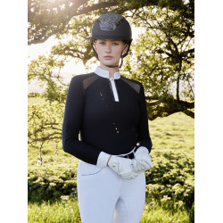 Polo de concours LeMieux Camille manches longues Marine Bleu marine