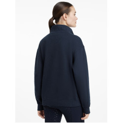 Pull LeMieux col quart zippé Keira femme Marine Bleu marine