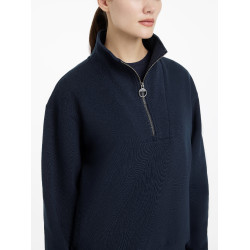Pull LeMieux col quart zippé Keira femme Marine Bleu marine