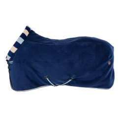 Couverture polaire Horseware Newmarket Cosy Fleece Cooler Marine witney Bleu marine