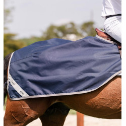 Couvre-reins Horseware Amigo Ripstop Marine / gris titanium Bleu marine