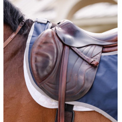 Couvre-reins Horseware Amigo Ripstop Marine / gris titanium Bleu marine