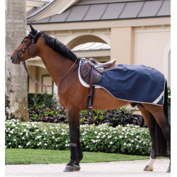 Couvre-reins Horseware Amigo Ripstop Marine / gris titanium Bleu marine
