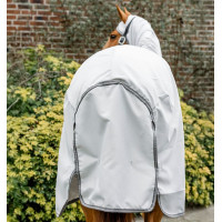 Couverture anti-dermite Horseware Amigo Ripstop Argent / gris titanium / argent