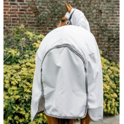 Couverture anti-dermite Horseware Amigo Ripstop Argent / gris titanium / argent