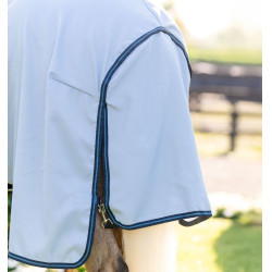 Couverture anti-dermite Horseware Amigo Ripstop Pony Bleu azure /Marine / bleu électrique Couverture anti-dermite Horseware Amigo Ripstop Pony Bleu azure /Marine / bleu électrique