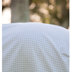 Couverture anti-mouches Horseware Amigo Summer Plus Carreaux marine / gris titanium / argent Motifs Couverture anti-mouches Horseware Amigo Summer Plus Carreaux marine / gris titanium / argent Motifs