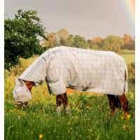 Couverture anti-mouches Horseware Newmarket Plus Charbon de bois witney Gris Couverture anti-mouches Horseware Newmarket Plus Charbon de bois witney Gris