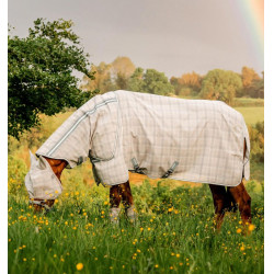 Couverture anti-mouches Horseware Newmarket Plus Charbon de bois witney Gris