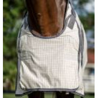 Couverture anti-mouches Horseware Rambo Optimo Supreme Summer Sheet Plus Carreaux marine / gris orage / argent Motifs Couverture anti-mouches Horseware Rambo Optimo Supreme Summer Sheet Plus Carreaux marine / gris orage / argent Motifs