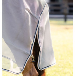 Couverture anti-mouches Horseware Protector Rambo Argent / marine