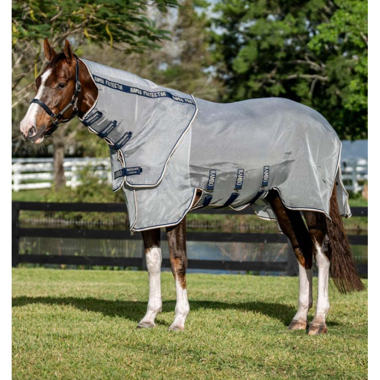 Couverture anti-mouches Horseware Rambo Protector disque Couverture anti-mouches Horseware Rambo Protector disque