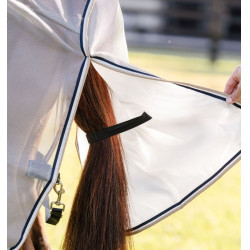 Couverture anti-mouches Horseware Rambo Protector disque Argent / marine Couverture anti-mouches Horseware Rambo Protector disque Argent / marine