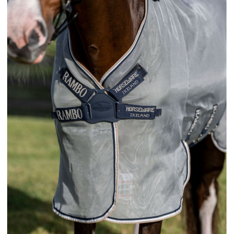 Couverture anti-mouches Horseware Rambo Protector disque Couverture anti-mouches Horseware Rambo Protector disque