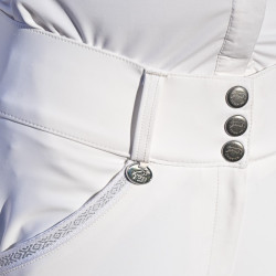 Pantalon d'équitation Jump'In dame Sofia Blanc Pantalon d'équitation Jump'In dame Sofia Blanc