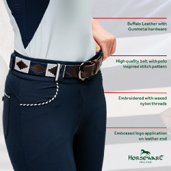Ceinture Horseware Newmarket Polo Marine Bleu marine Ceinture Horseware Newmarket Polo Marine Bleu marine