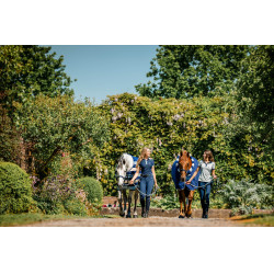 Couverture polaire Horseware Newmarket Cosy Fleece Cooler Marine witney Bleu marine