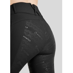 Legging Montar Michelle logo full grip femme Noir / rose gold