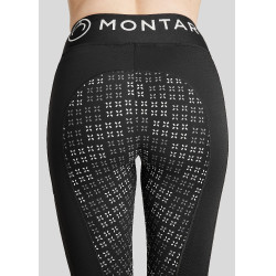 Legging Montar Selena logo full grip femme Noir