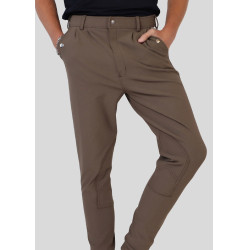 Pantalon Montar Gary homme renfort genoux Mud Marron Pantalon Montar Gary homme renfort genoux Mud Marron
