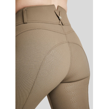 Pantalon Montar Megan taille haute femme full grip Vol 2 Mud Marron