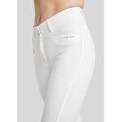 Pantalon Montar Molly Yati femme taille haute full grip Blanc