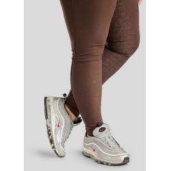 Pantalon Montar taille haute Briella crystal Rose gold Curve full grip femme Marron