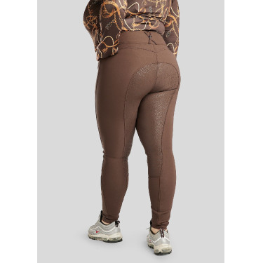 Pantalon Montar taille haute ESS Megan Vol 2 Curve femme Marron