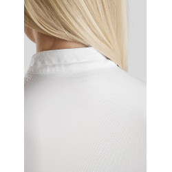 Polo de concours Montar Everly crystal logo Curve femme Blanc Polo de concours Montar Everly crystal logo Curve femme Blanc