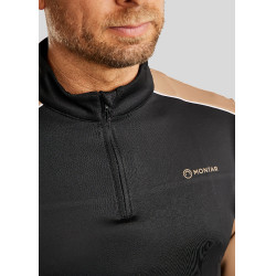 Polo Montar MoPhil manches longues homme Noir