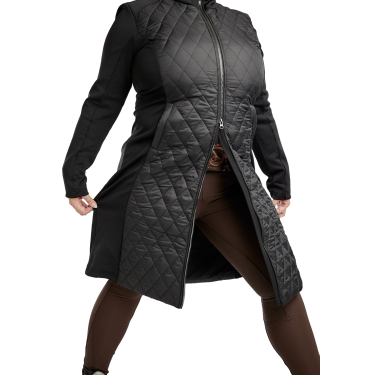 Veste longue Montar MoQuinn hybride matelassé Curve femme Noir