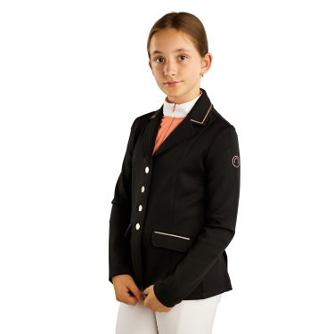 Veste de concours Montar MoHelen Junior détails rosegold Veste de concours Montar MoHelen Junior détails rosegold