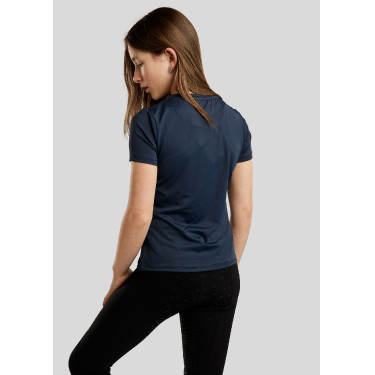 T-shirt manches courtes Montar MoSille Junior logo imprimé gun metal femme T-shirt manches courtes Montar MoSille Junior logo imprimé gun metal femme