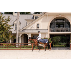 Couvre-reins Horseware Amigo Ripstop Marine / gris titanium Bleu marine