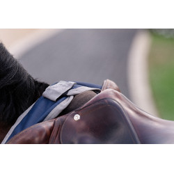 Couvre-reins Horseware Amigo Ripstop Marine / gris titanium Bleu marine