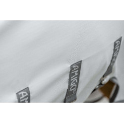Couverture anti-dermite Horseware Amigo Ripstop Argent / gris titanium / argent