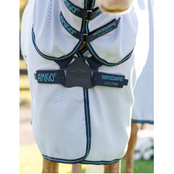 Couverture anti-dermite Horseware Amigo Ripstop Pony Bleu azure /Marine / bleu électrique Couverture anti-dermite Horseware Amigo Ripstop Pony Bleu azure /Marine / bleu électrique