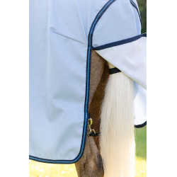 Couverture anti-dermite Horseware Amigo Ripstop Pony Bleu azure /Marine / bleu électrique Couverture anti-dermite Horseware Amigo Ripstop Pony Bleu azure /Marine / bleu électrique