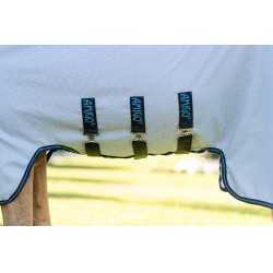Couverture anti-dermite Horseware Amigo Ripstop Pony Bleu azure /Marine / bleu électrique Couverture anti-dermite Horseware Amigo Ripstop Pony Bleu azure /Marine / bleu électrique