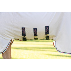 Couverture anti-dermite Horseware Amigo Ripstop Pony Argent / citron /Marine / rose / bleu
