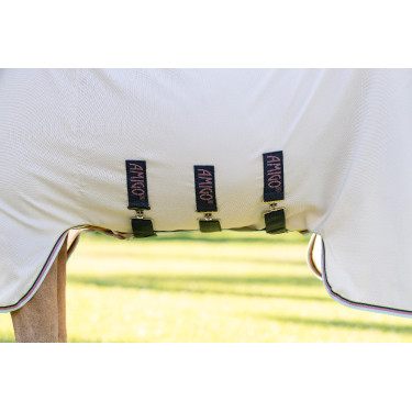 Couverture anti-dermite Horseware Amigo Ripstop Pony Argent / citron /Marine / rose / bleu