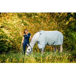 Couverture anti-mouches Horseware Newmarket Marine witney Bleu marine