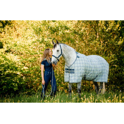 Couverture anti-mouches Horseware Newmarket Marine witney Bleu marine