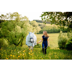 Couverture anti-mouches Horseware Newmarket Plus Marine witney Bleu marine